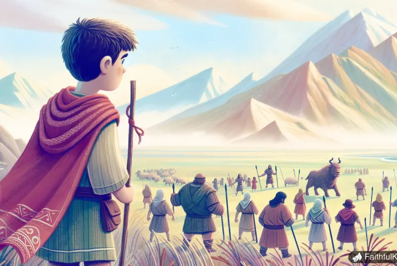 Animated Bible story artwork from Faithful Kids